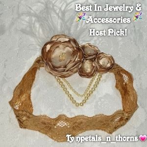 Etsy-Made Rosette Fascinator/Headband